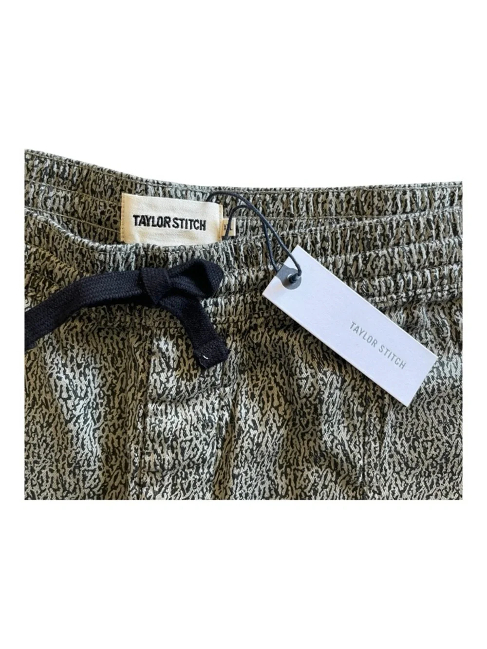 NEW Taylor Stitch Apres Short‎ in Static Camo Double Cloth